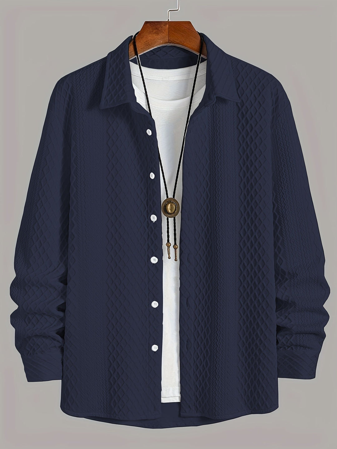 Mens Shirt Stretch Jersey Modern Comfort Classic Fit