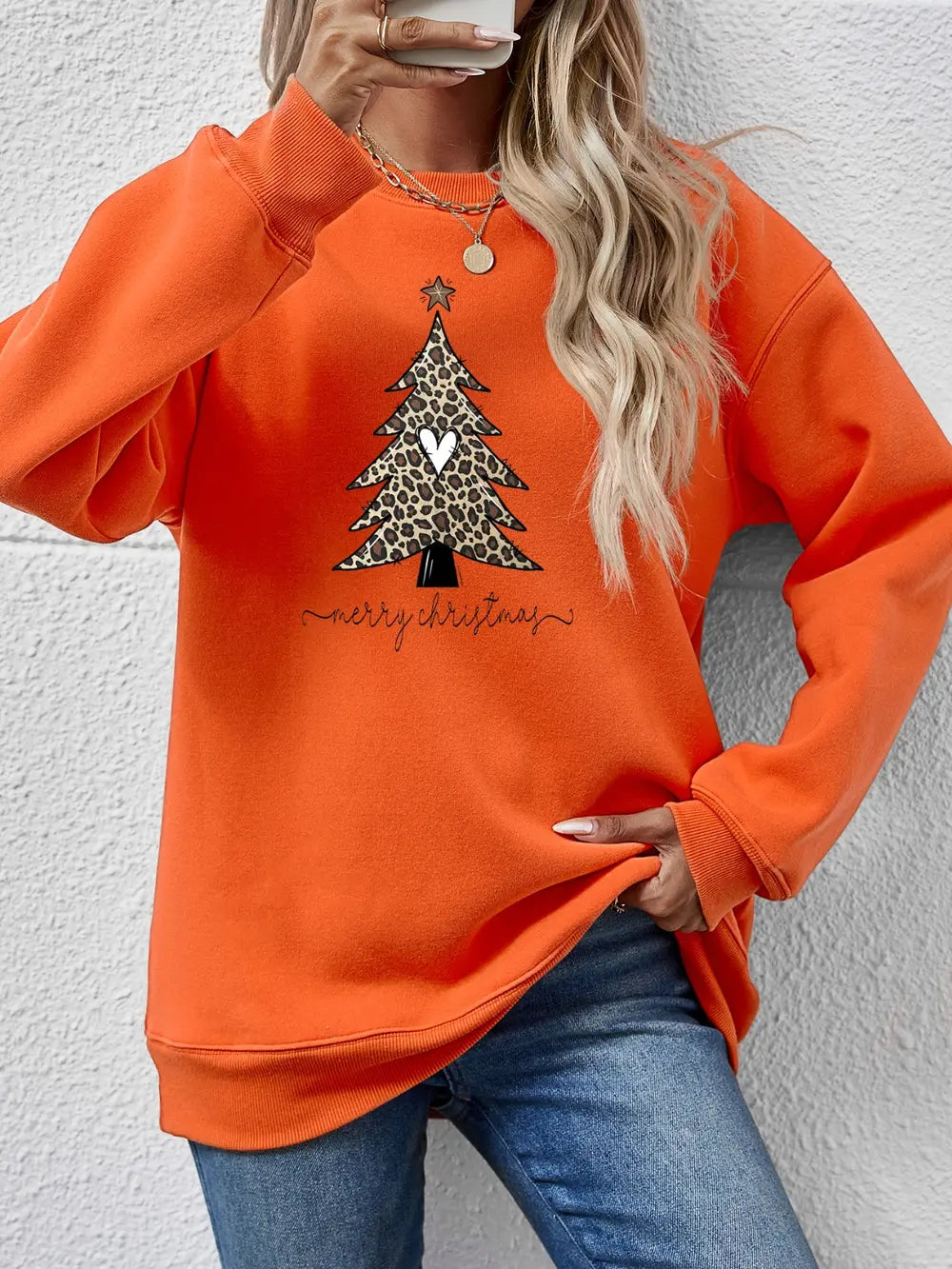 Unisex Long Sleeve Shirt with Graphic Print Casual Fit