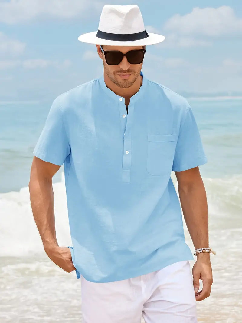 Mens Long-Sleeve Shirt Stylish Regular Fit