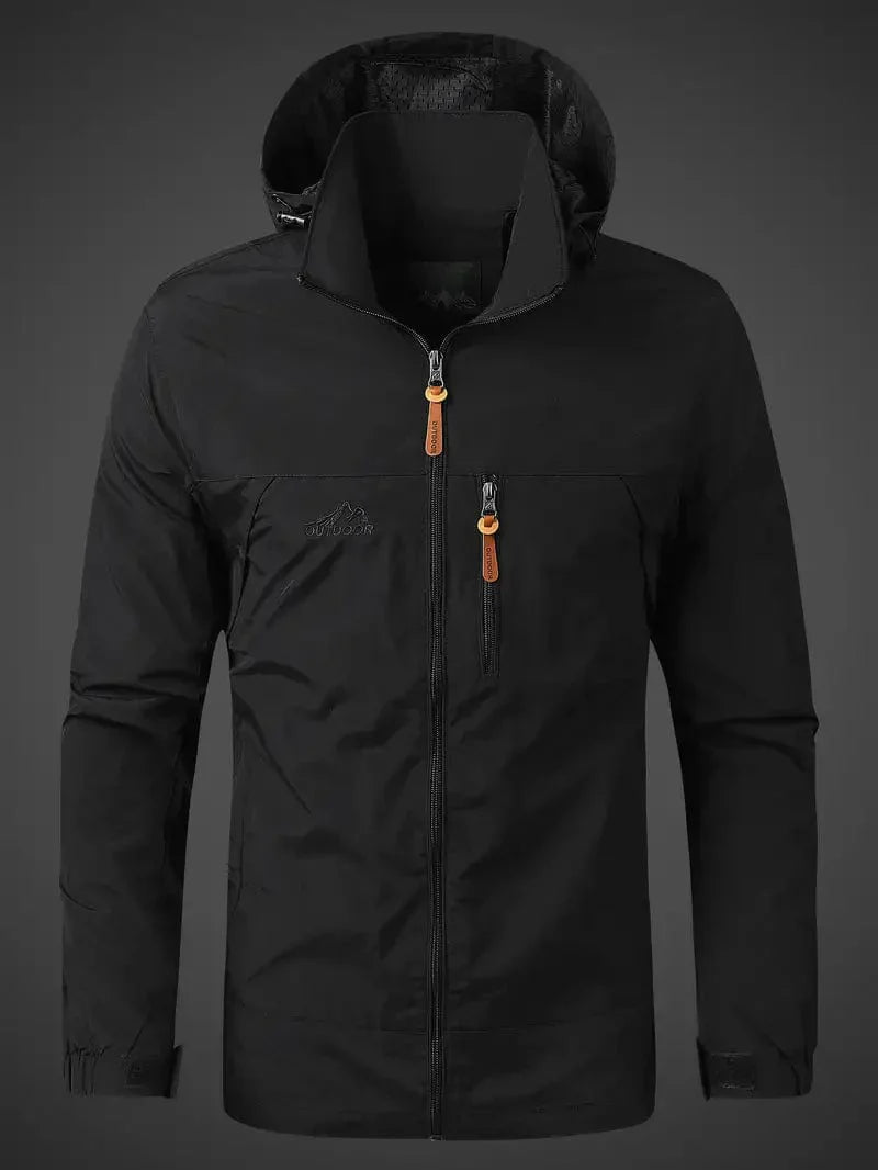 Mens Waterproof Outdoor Jacket with Hood