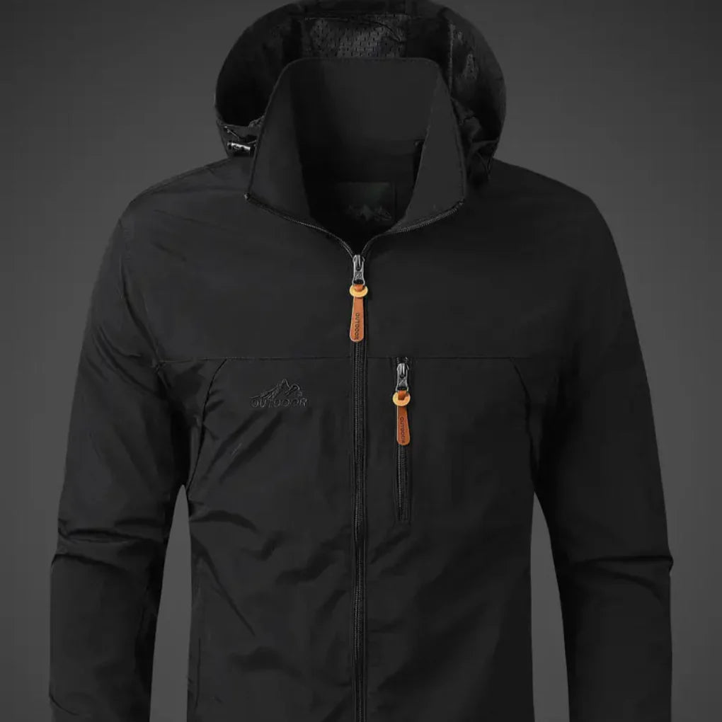 Mens Outdoor Jacket Waterproof Windproof Lightweight
