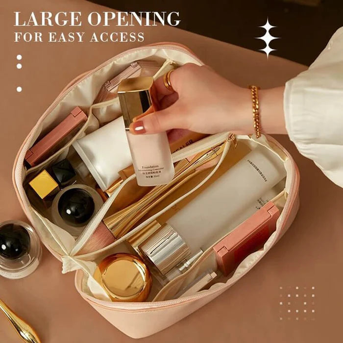 Womens Makeup Travel Bag Toiletry Organizer Compact