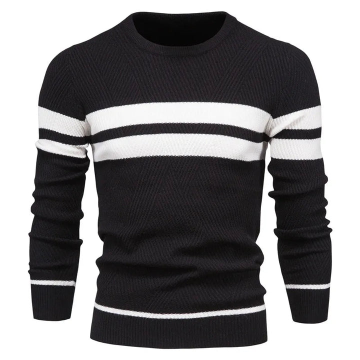 Mens Chunky Knit Sweater Classic Fit