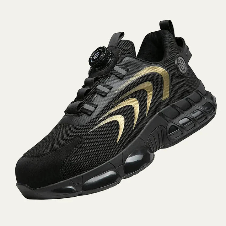 Mens Mesh Sneakers with Rotary Lacing System
