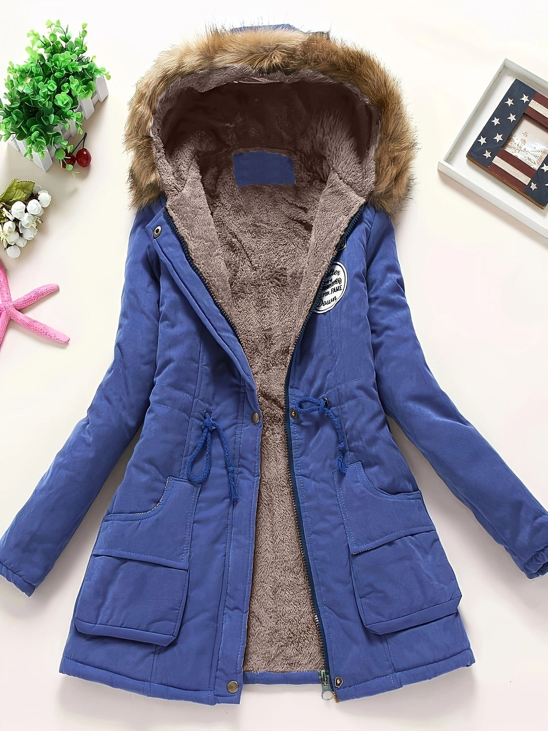 Womens Waterproof Winter Coat with Hood - BritishMode