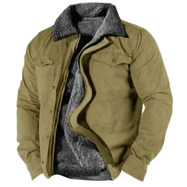 Unisex Winter Jacket Fleece-Lined Cozy Fit