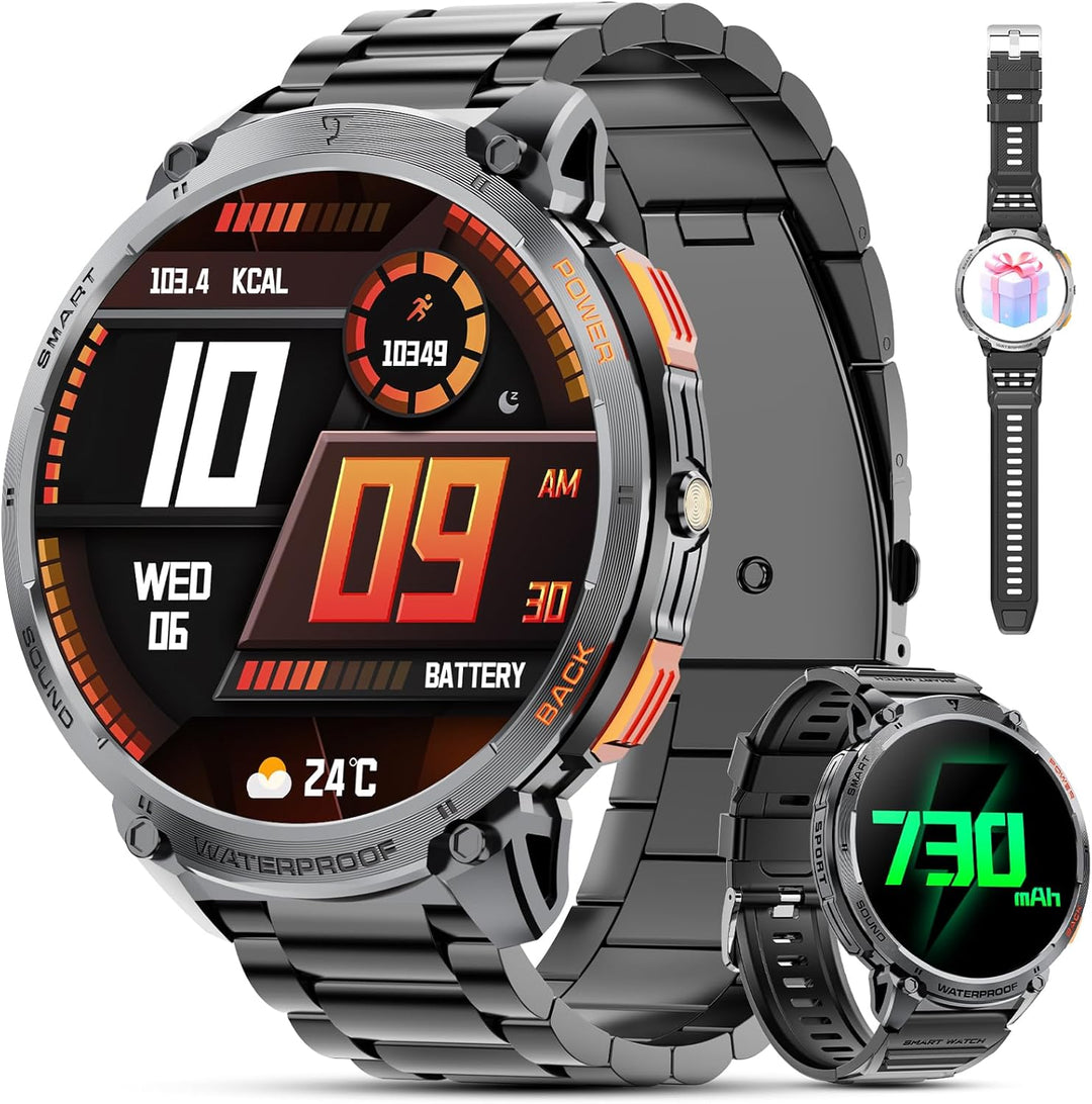 Mens Smart Watch HD Screen Flashlight Feature - BritishMode