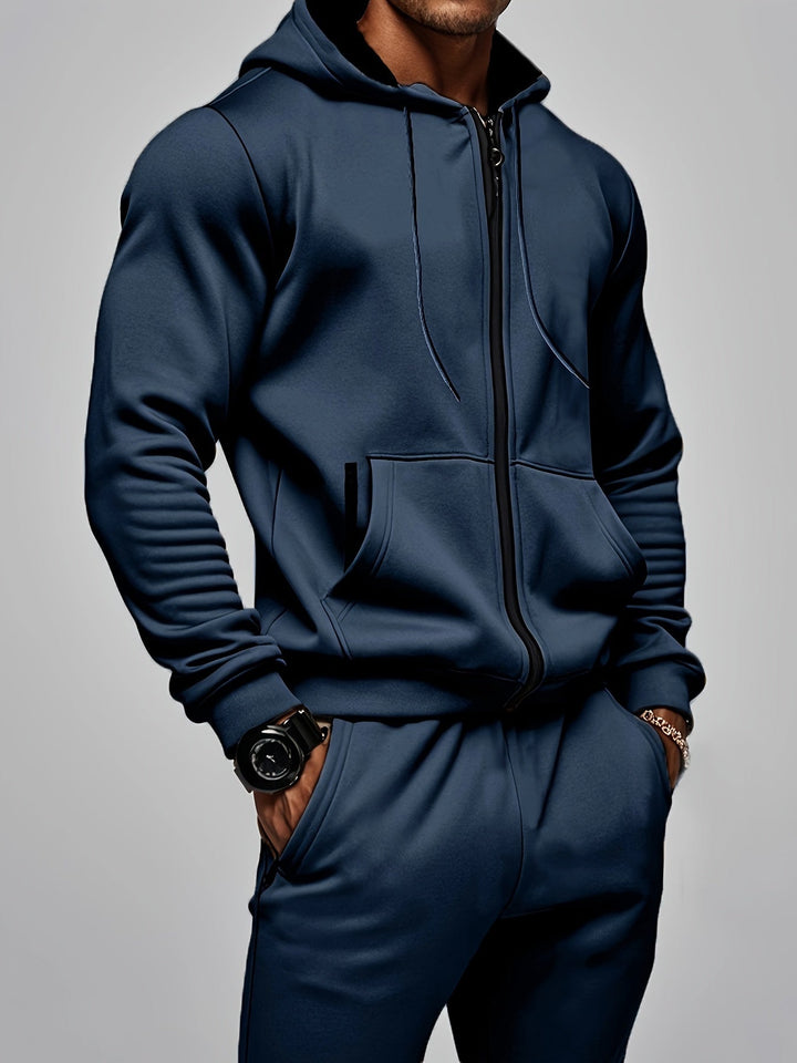 Mens Sports Tracksuit Set Comfortable Fit