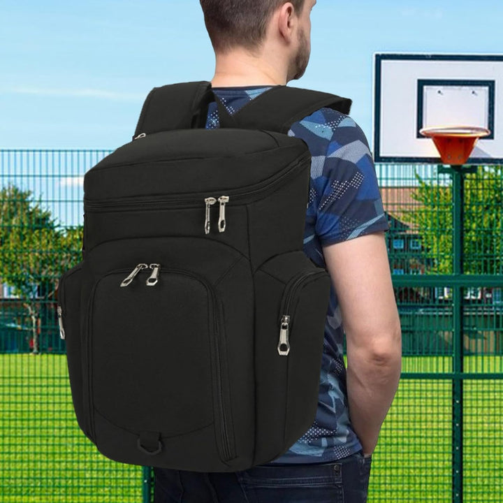Mens Basketball Backpack Waterproof Bottom Large Capacity