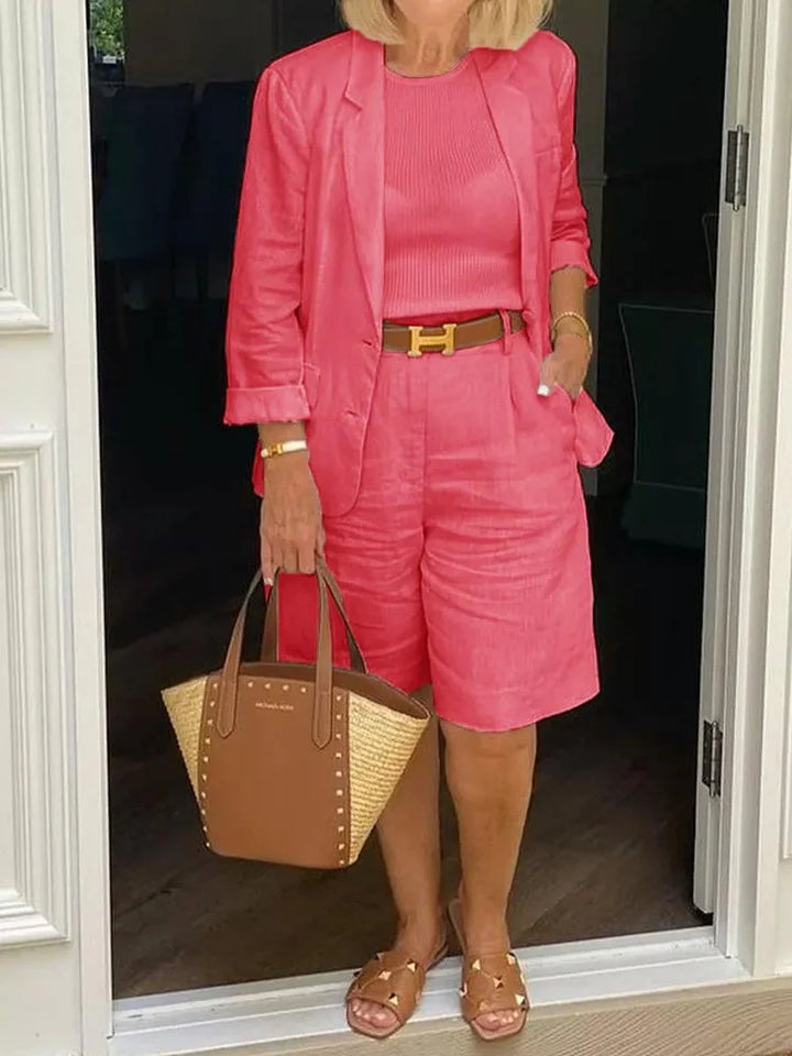 Womens Summer Clothing Set Relaxed Fit