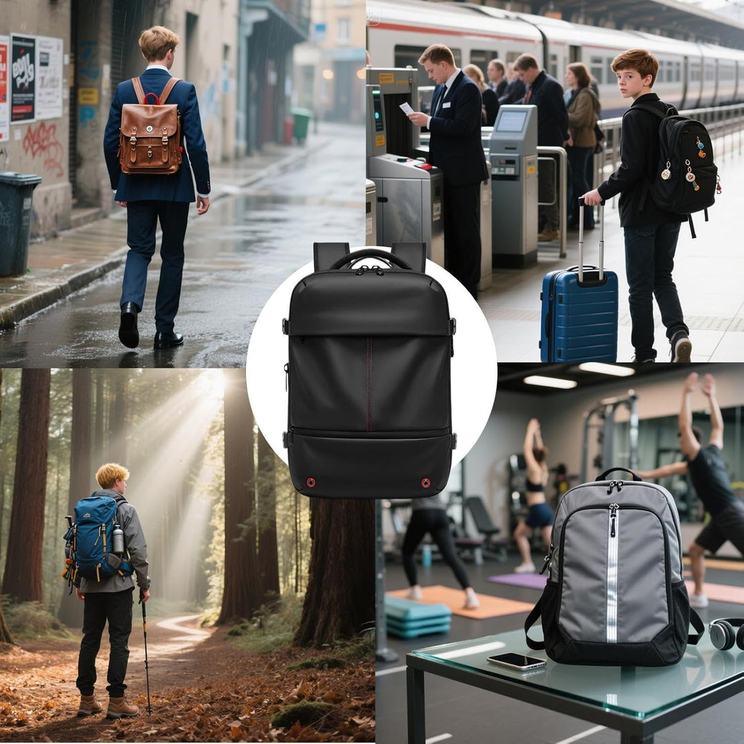 Unisex Travel Backpack Waterproof Expandable Vacuum Compression
