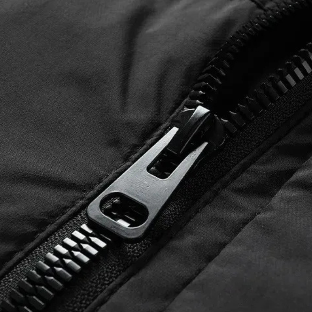 Mens Down Puffer Jacket Thick Insulated Hooded Winter
