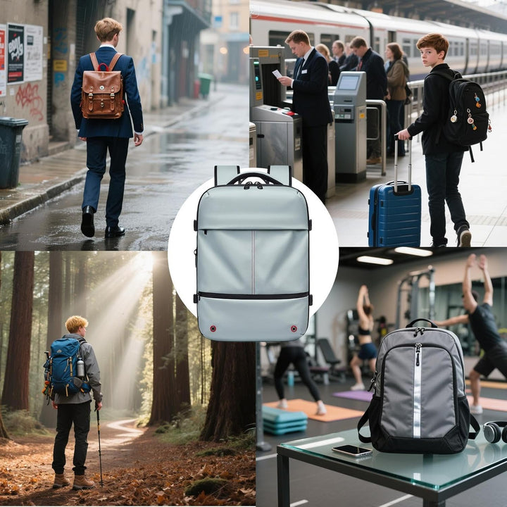 Unisex Travel Backpack Waterproof Expandable Vacuum Compression