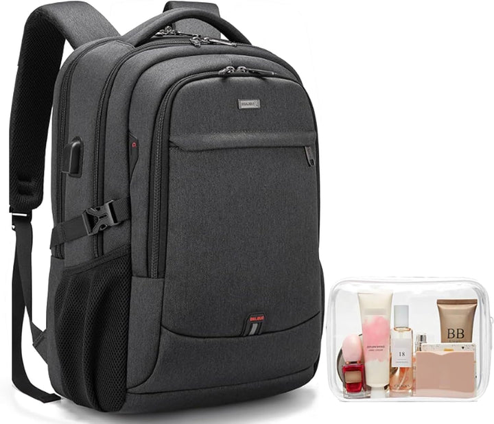 Unisex Travel Laptop Backpack Water-Resistant USB Port Organized