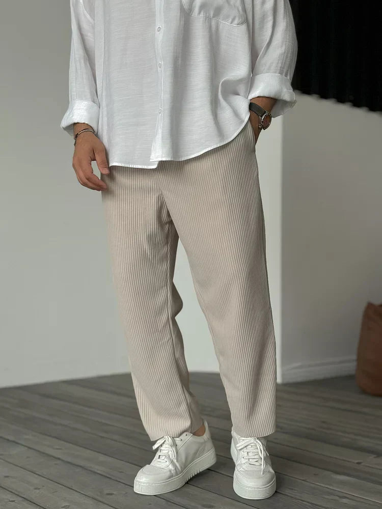 Mens Soft Trousers Comfortable Fit - BritishMode