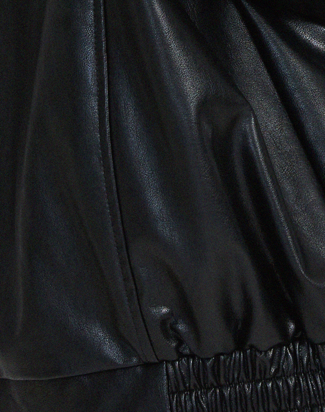 Womens Leather Jacket Oversized Casual Everyday Fit