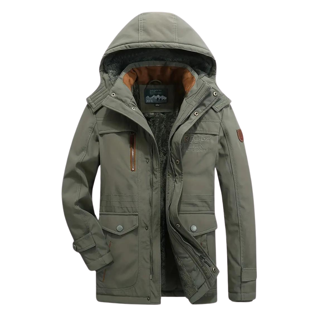 Mens Outdoor Jacket Insulated Waterproof Windproof