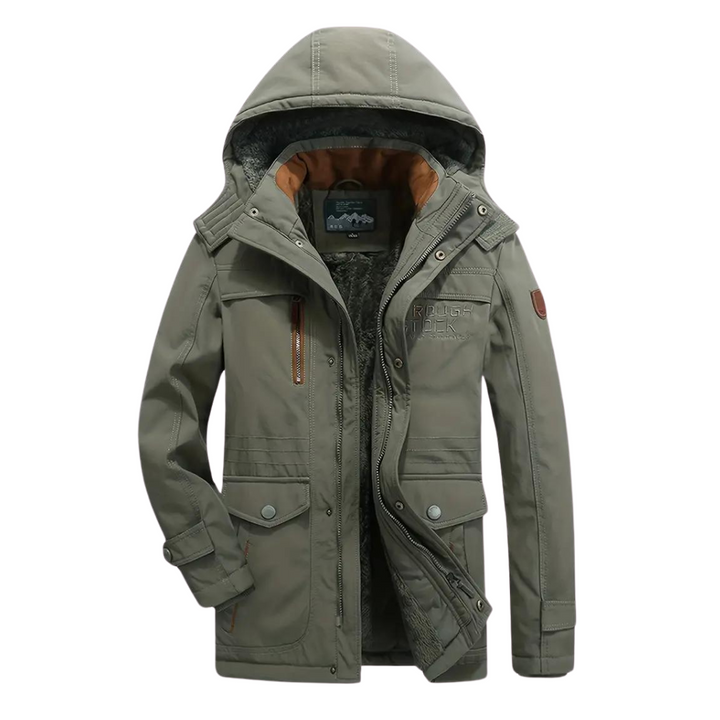 Mens Outdoor Jacket Insulated Waterproof Windproof
