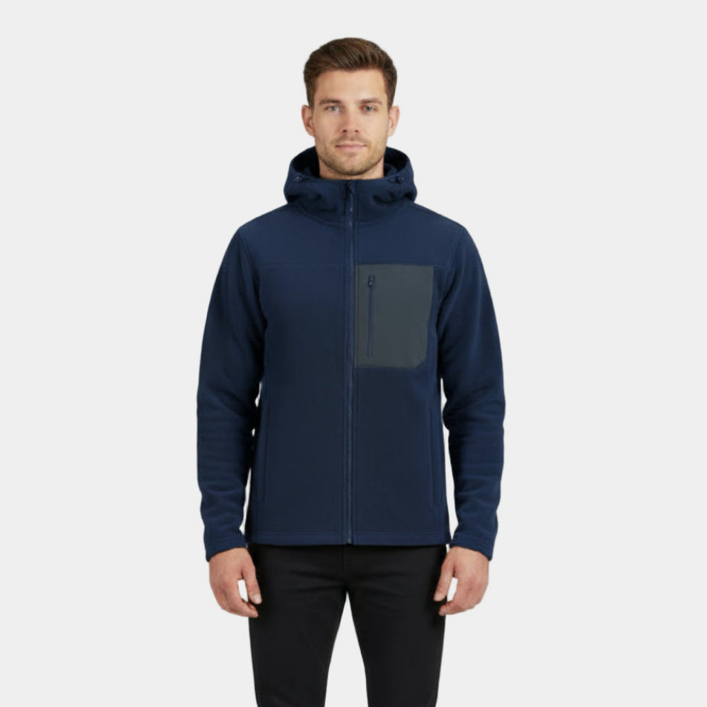 Mens Fleece Jacket Waterproof Warm Fit