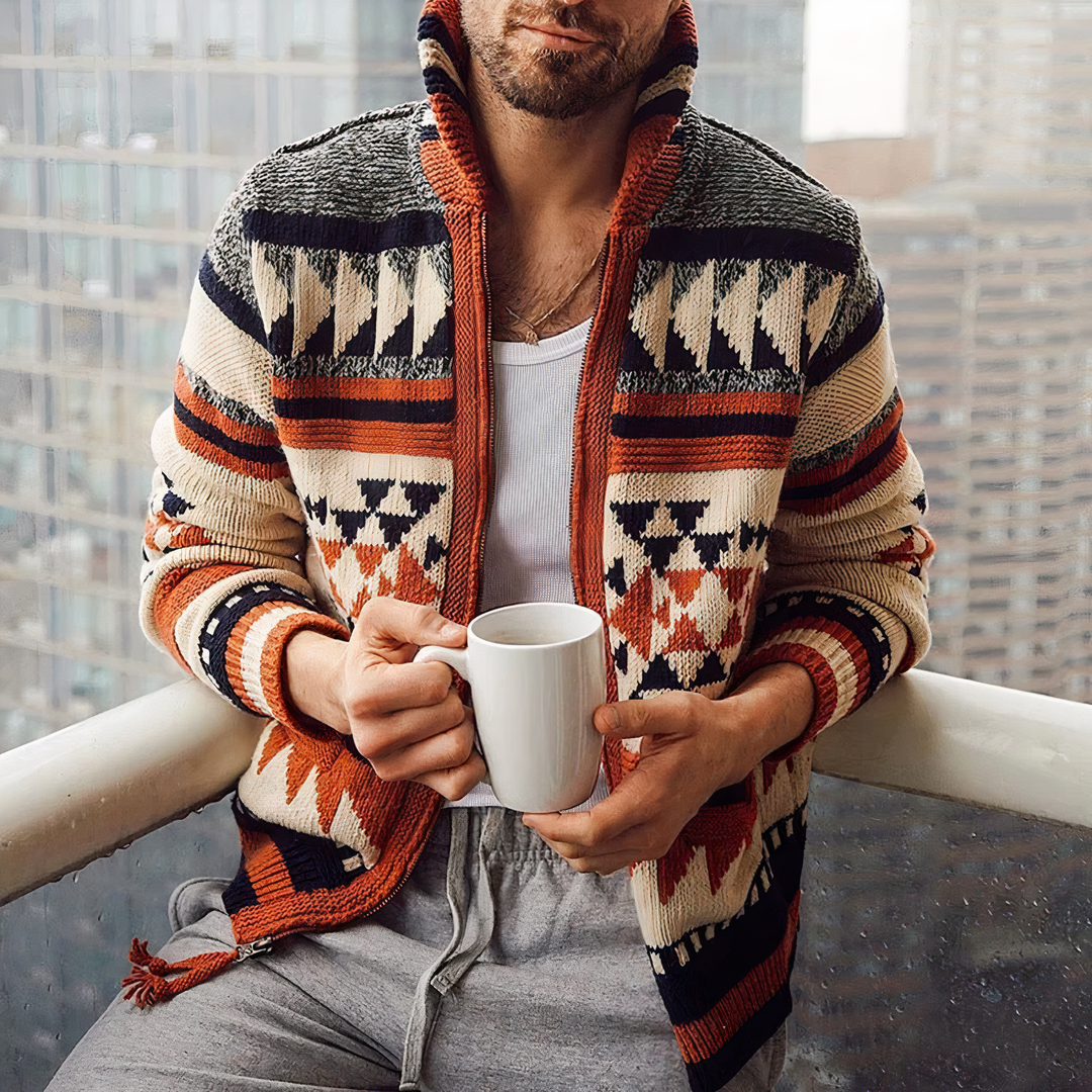Mens Zip Hoodie Jacket Vintage Classic Style - BritishMode