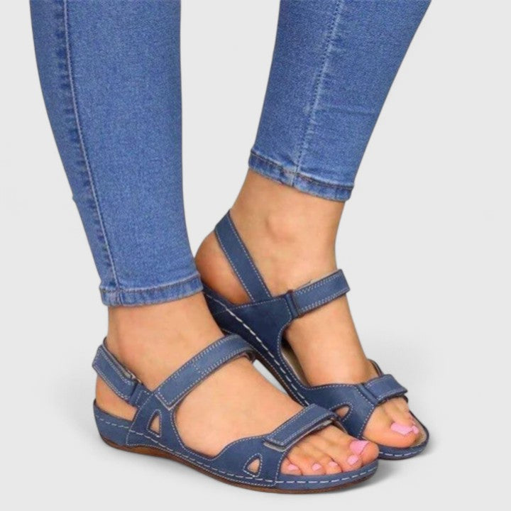 Womens Orthopedic Sandals with Ankle Strap Comfort Fit