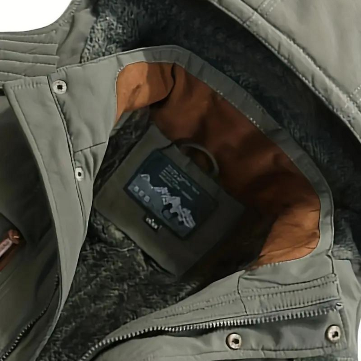 Mens Outdoor Jacket Insulated Waterproof Windproof