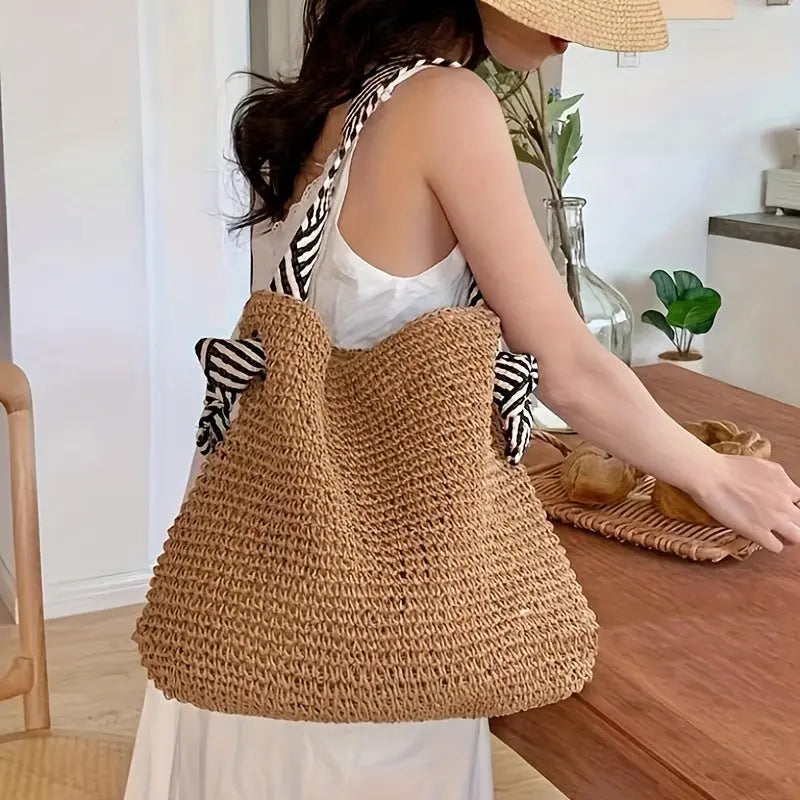 Womens Boho Shoulder Bag Handwoven Craft Casual Style