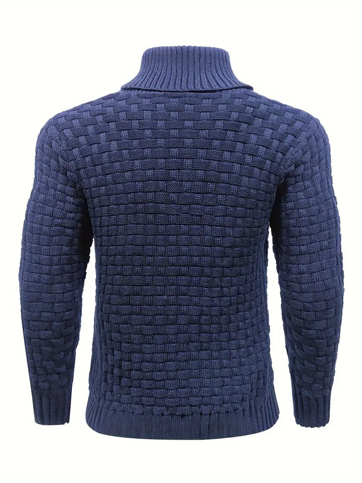 Mens Knitted Sweater Soft Casual Fit