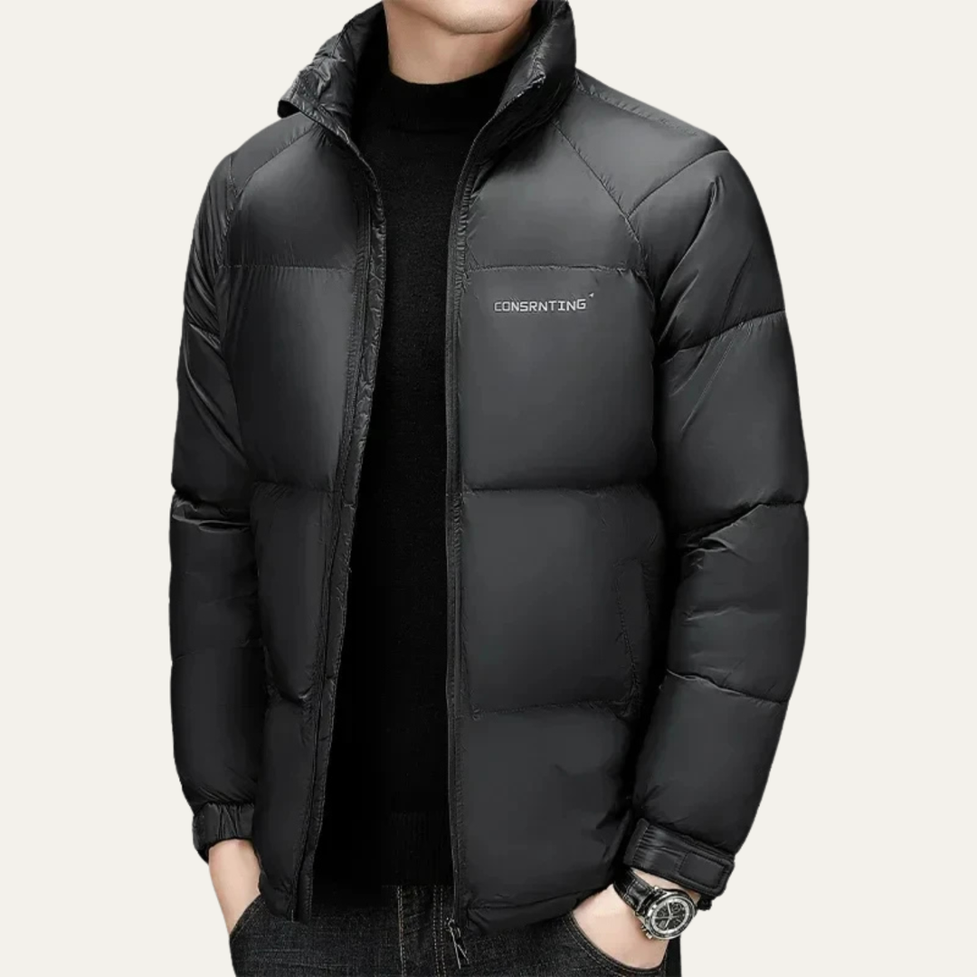 Mens Lightweight Puffer Jacket Insulated Warm Fit
