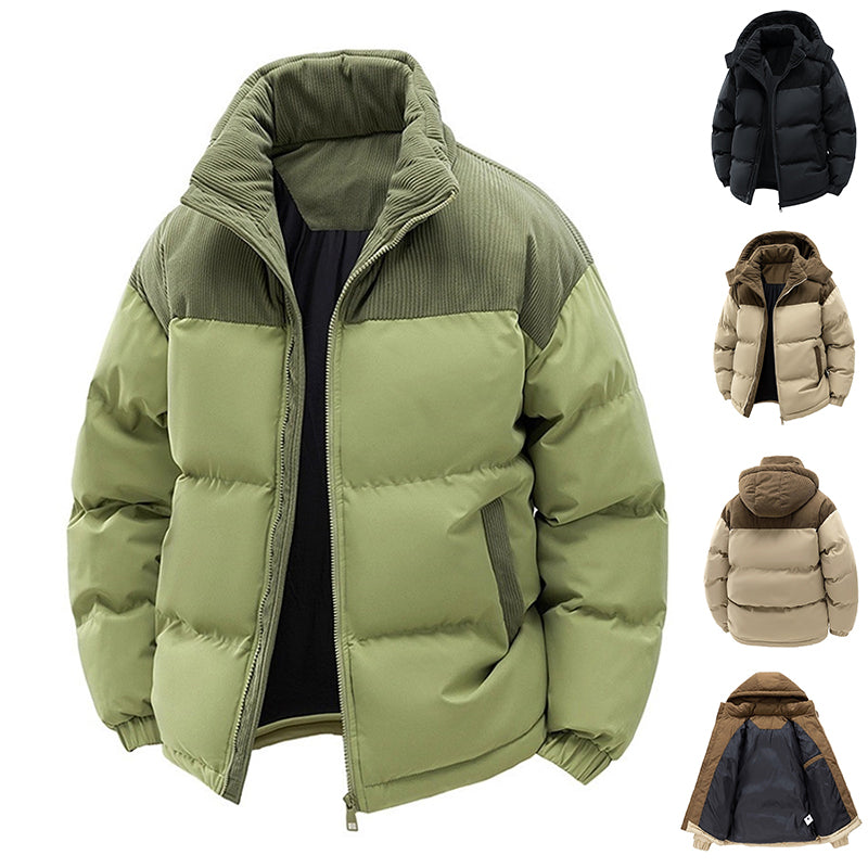 Womens Quilted Corduroy Jacket Warm Fit - BritishMode