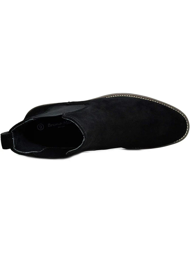 Unisex Chelsea Boots Suede Slip-On