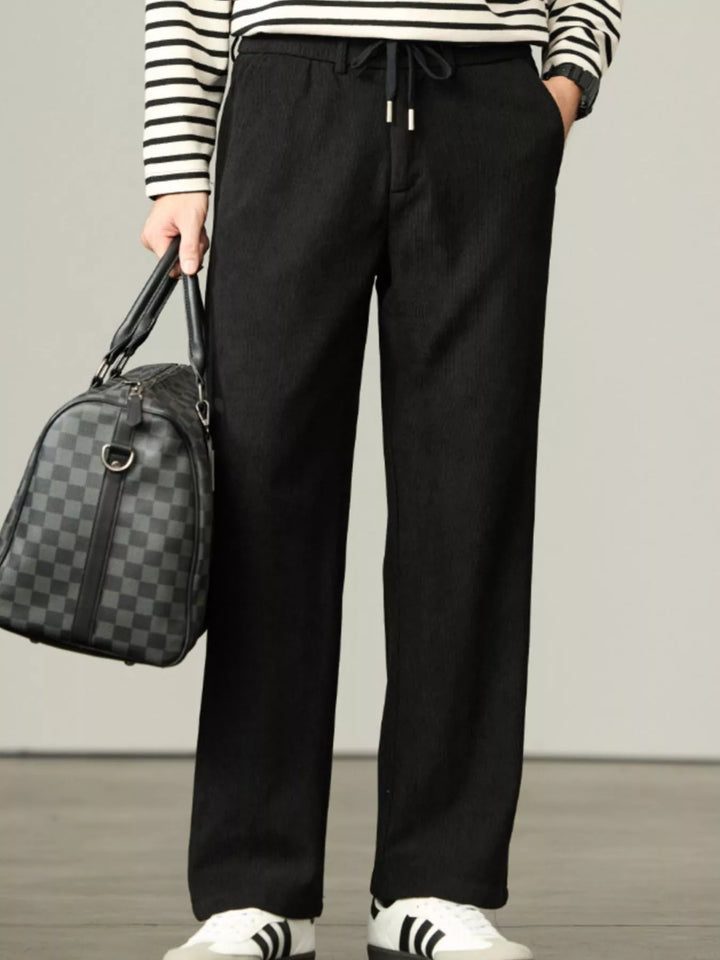 Unisex Corduroy Jogger Pants Relaxed Fit