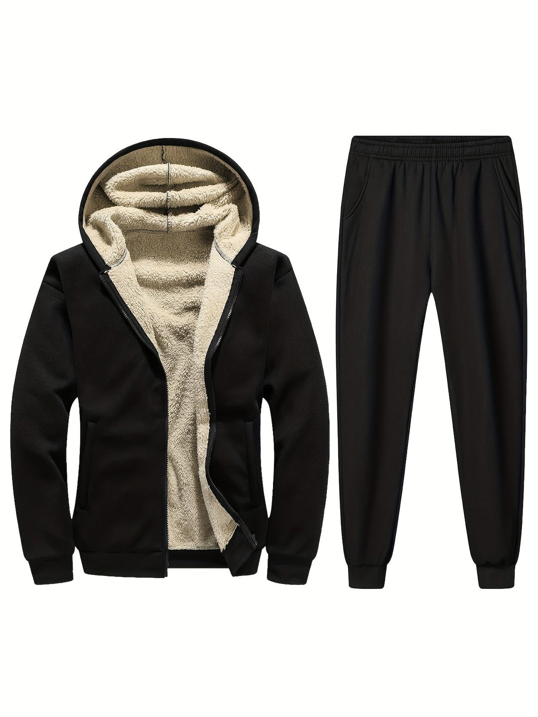 Mens Jogger Suit Relaxed Fit Striped Design - BritishMode