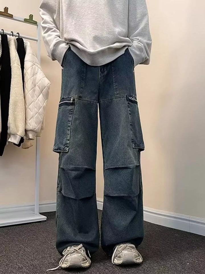 Mens Cargo Pants Relaxed Fit Cotton - BritishMode