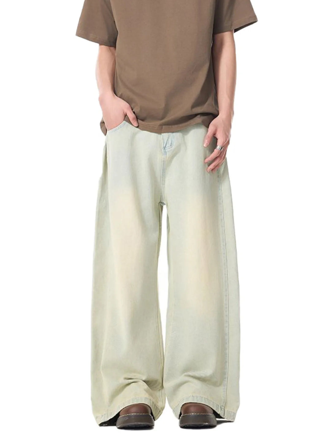 Mens Jeans Distressed Loose Fit - BritishMode