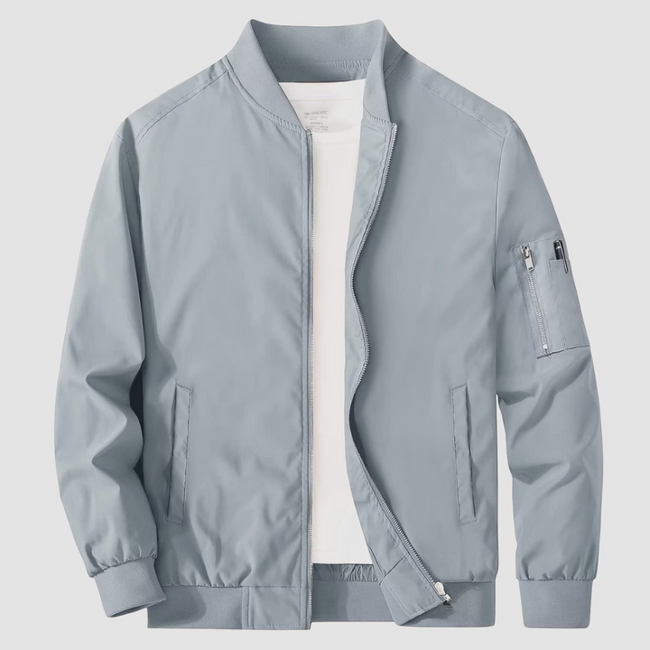 Mens Bomber Jacket Full Zipper Classic Fit