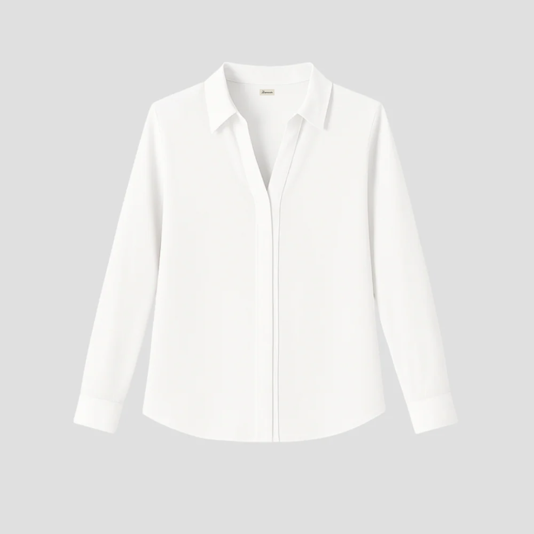Womens Classic Blouse Fitted Style - BritishMode