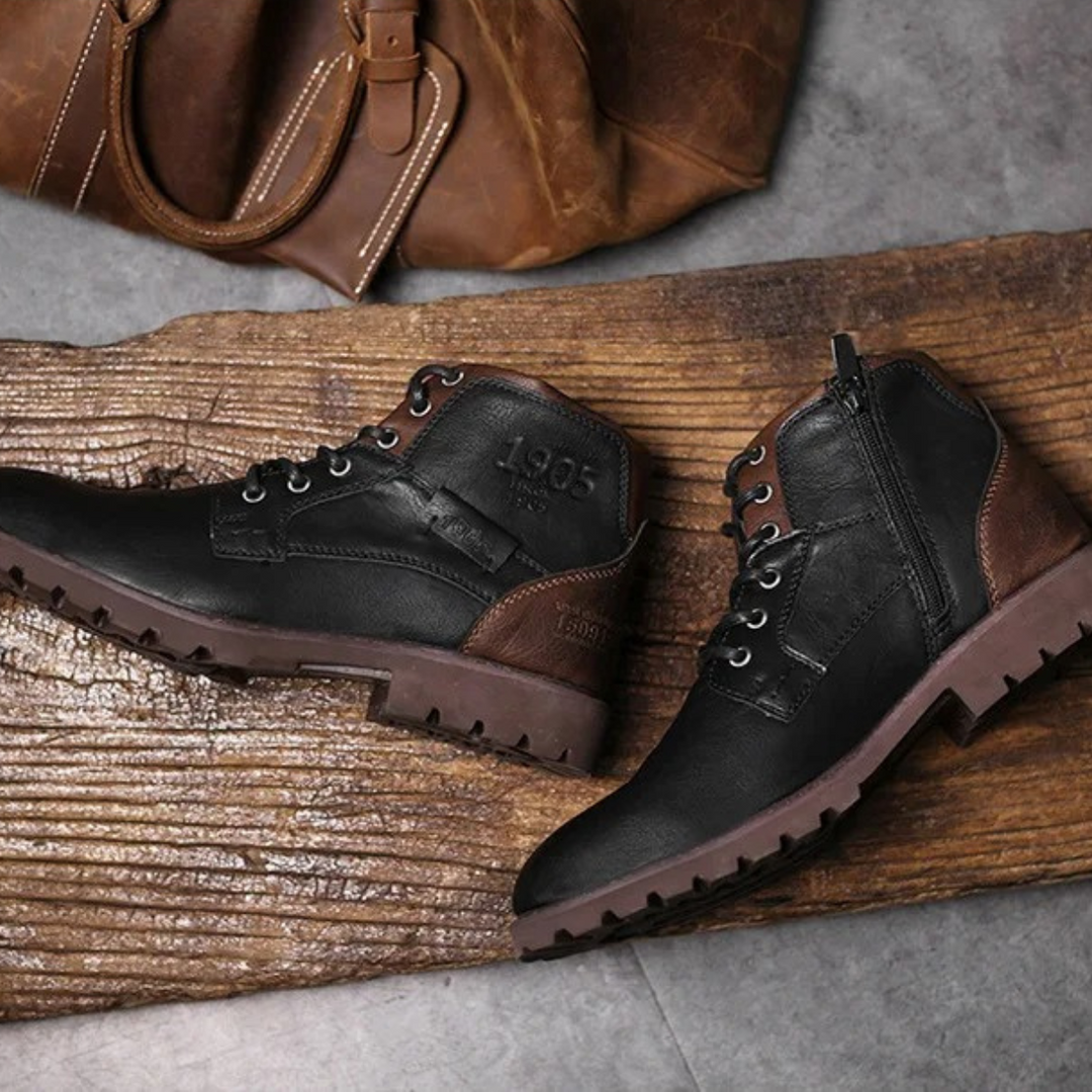 Mens Leather Boots Classic Style