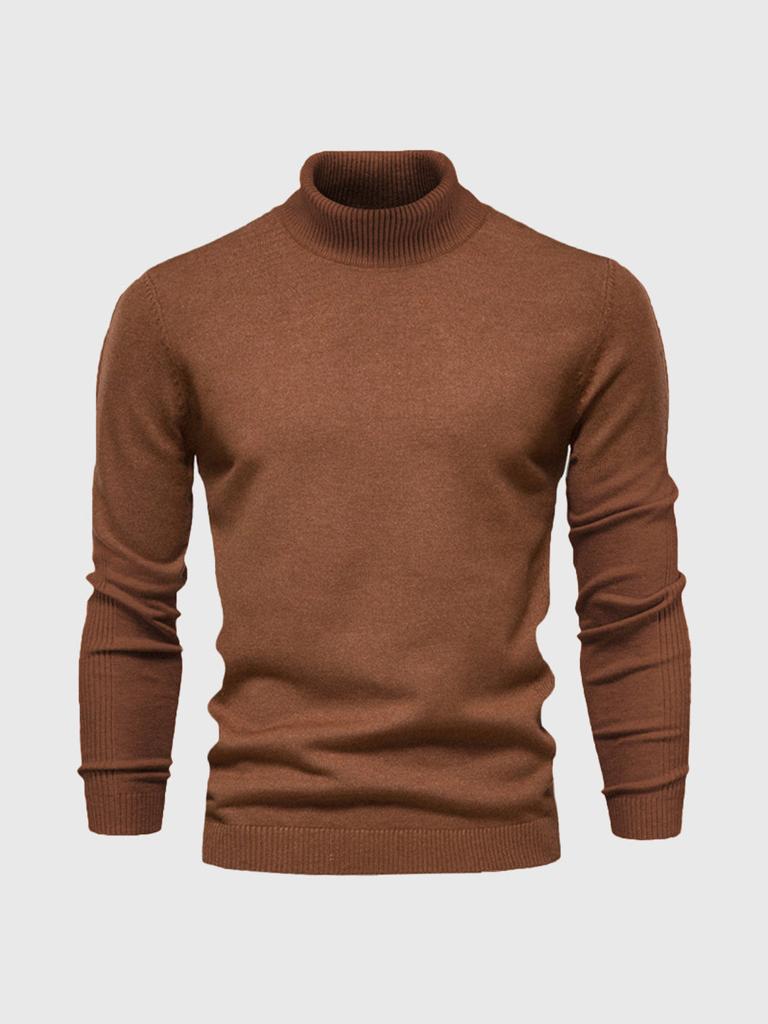 Mens Turtleneck Sweater Machine Washable Knit