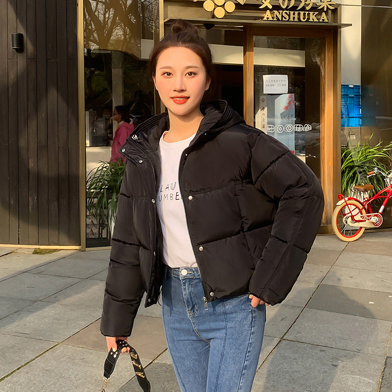 Womens Short Parka Jacket Warm Insulated Cozy Fit - BritishMode