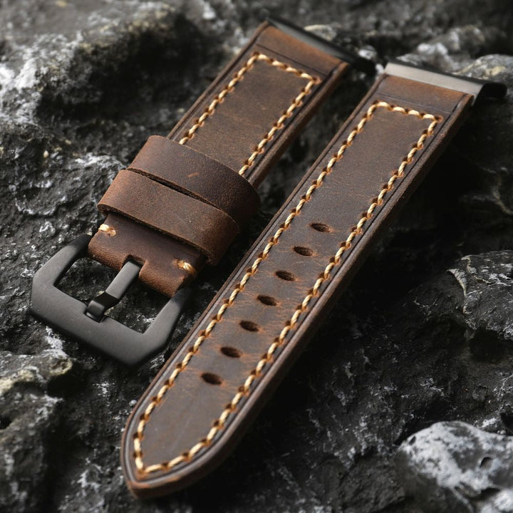 Unisex Leather Strap for Smartwatch Classic Style - BritishMode