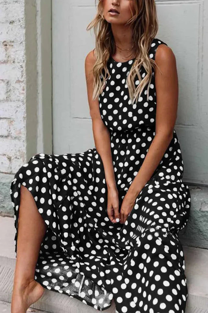 Womens Maxi Dress Floral Loose Fit