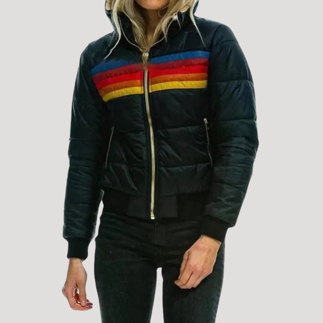 Womens Puffer Coat Insulated Warm Fit