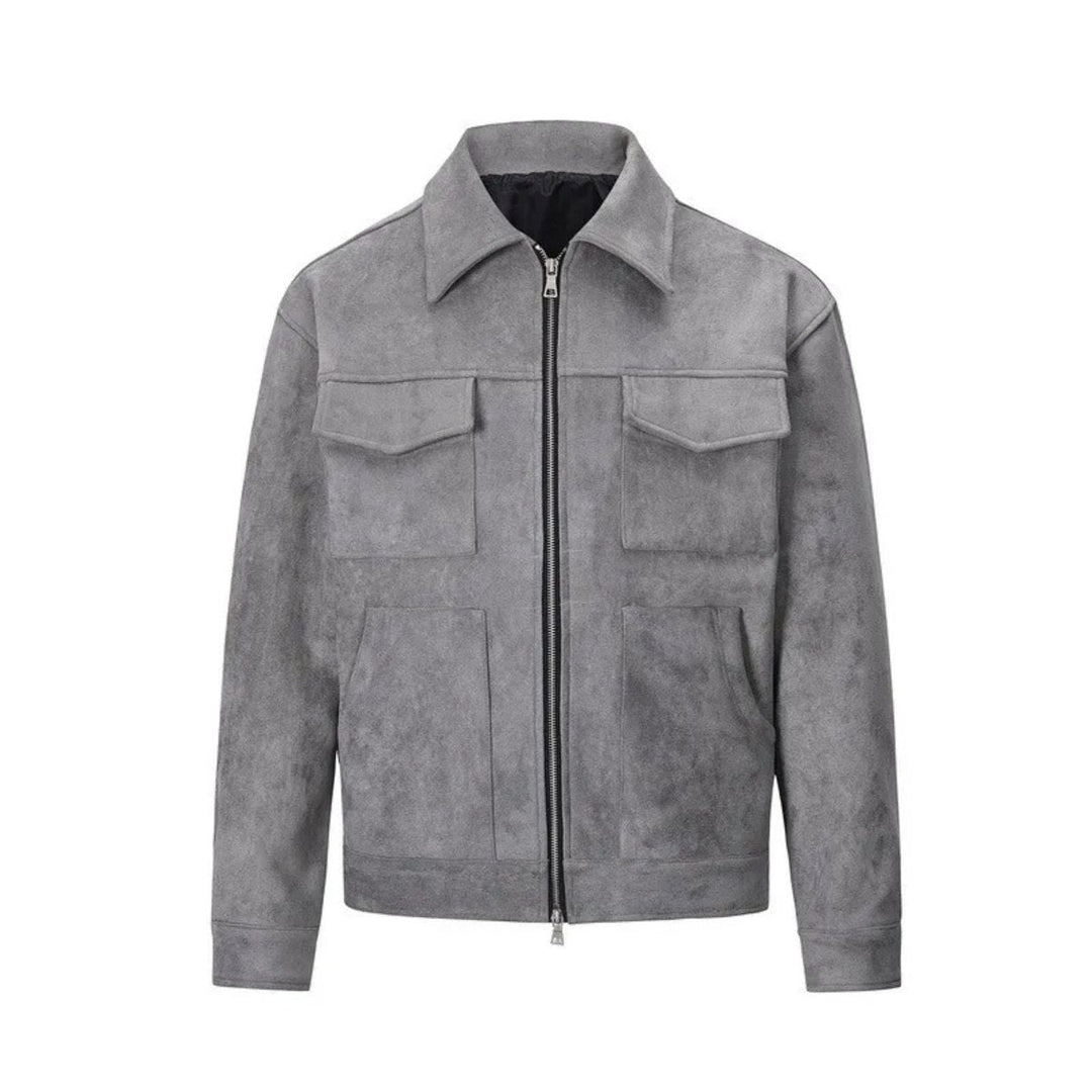 Mens Suede Jacket Modern Fit