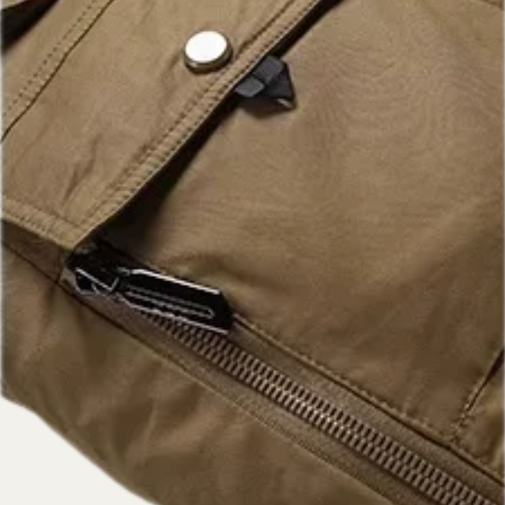 Mens Hooded Winter Parka Coat with Warm Insulation and Fur Trim