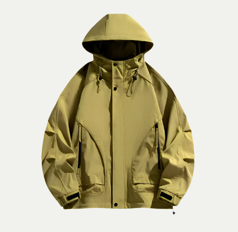 Mens Technical Parka Weather Resistant Shell