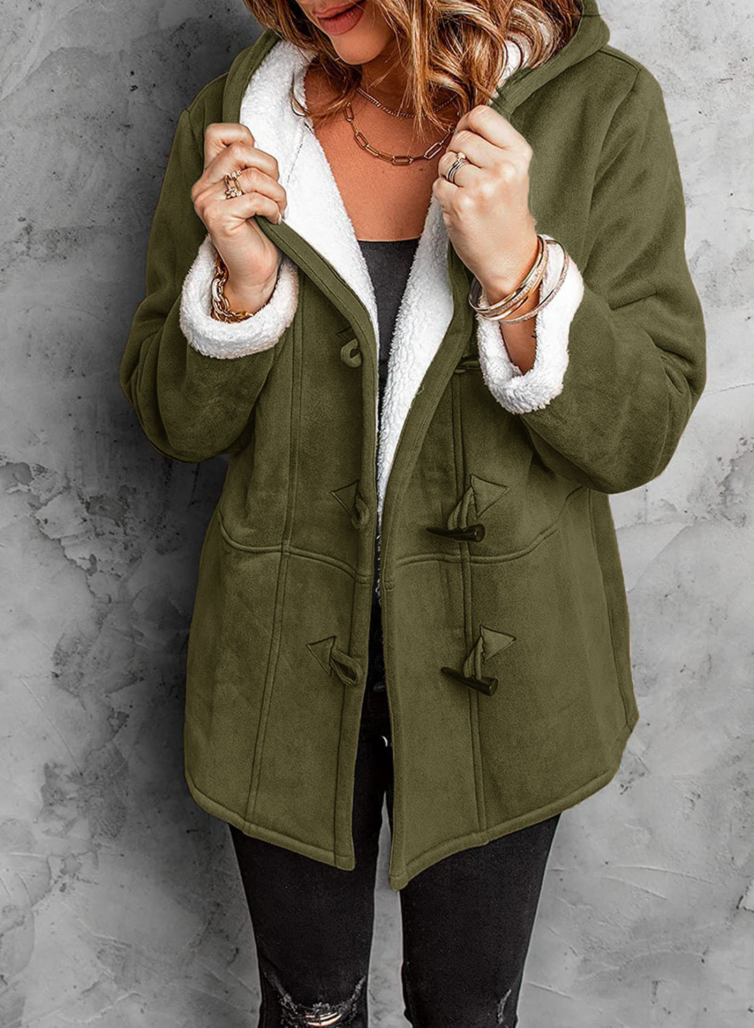 Womens Winter Coat Fleece Lined Warm Fit