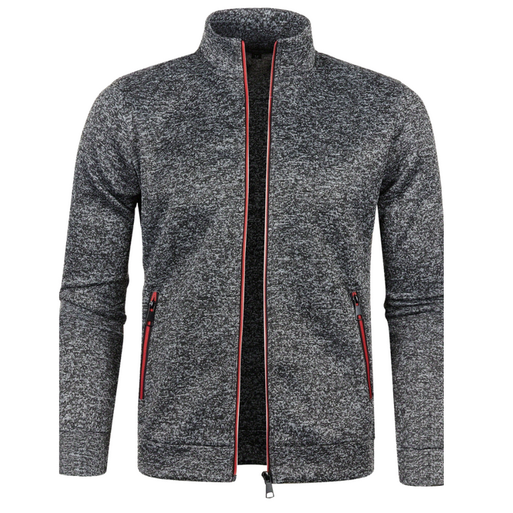 Mens Track Jacket Minimalist Piped Design