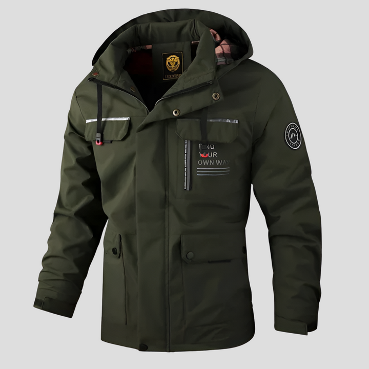 Mens Winter Jacket Weather-Resistant Functional Fit