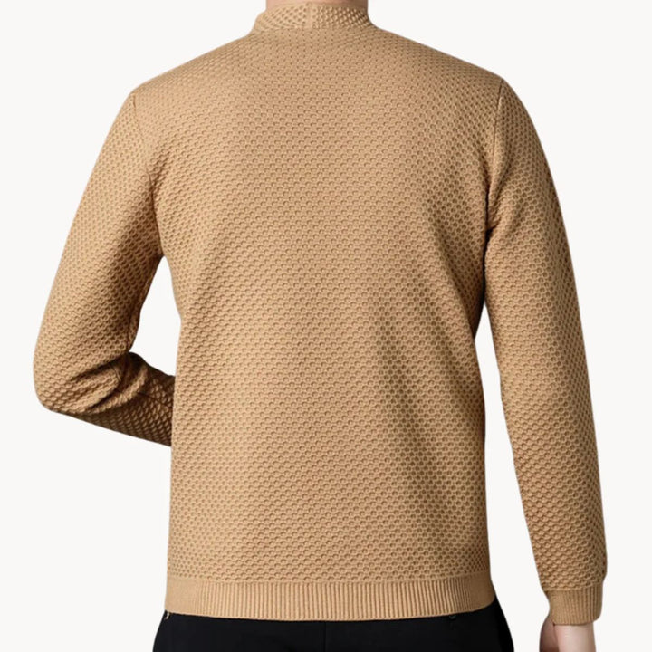 Mens Knit Cardigan Open Front Casual Fit
